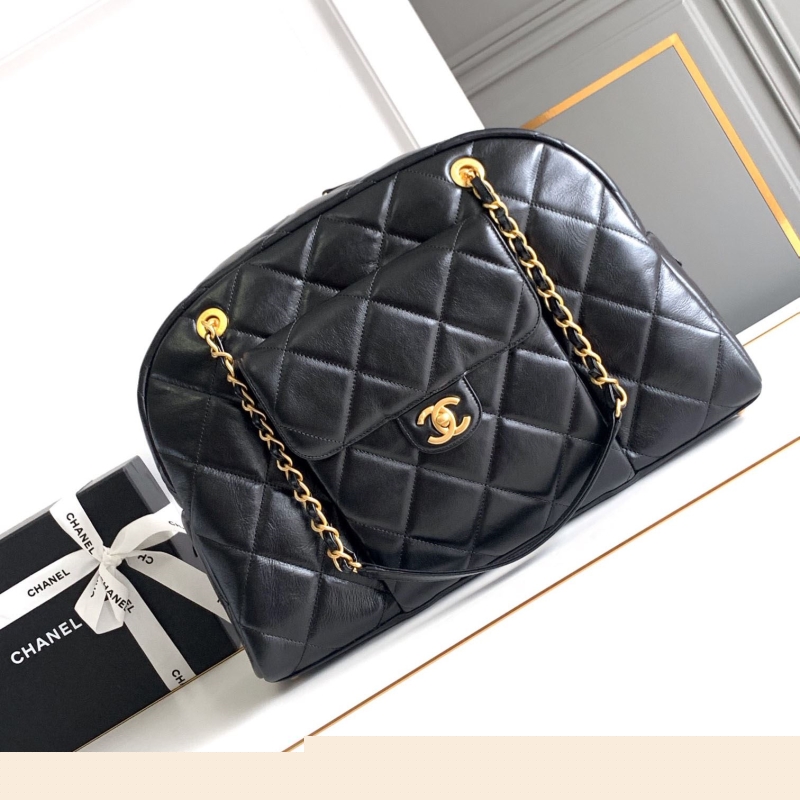 Ch*el top handle bags